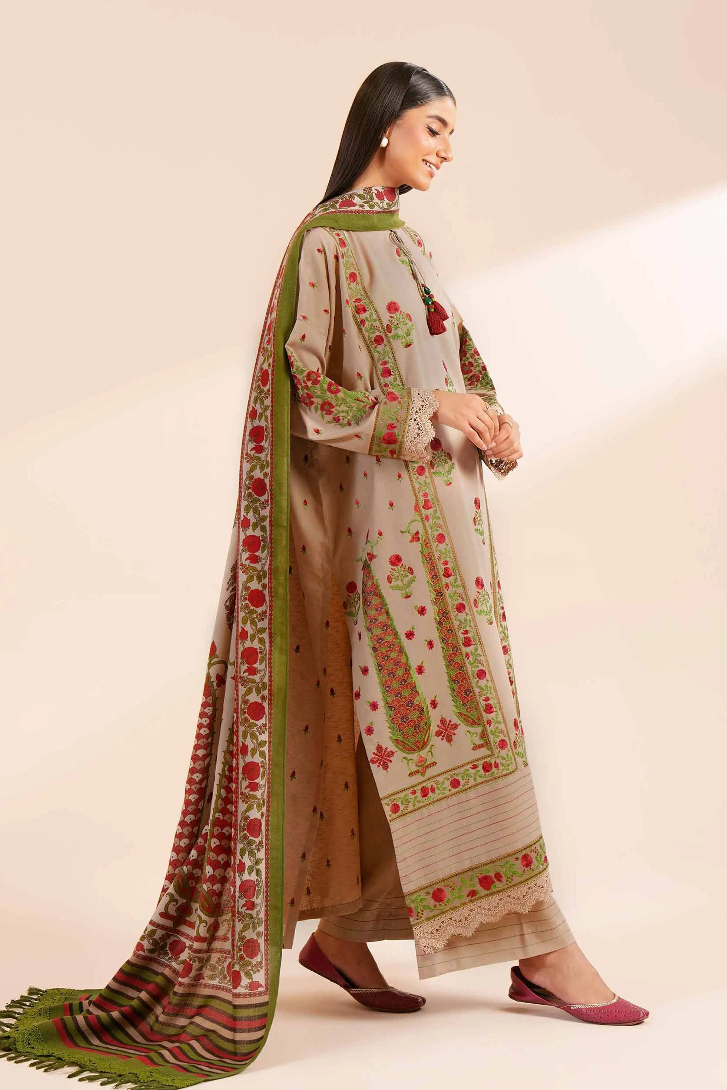 3 Piece - Embroidered Suit - 42404258