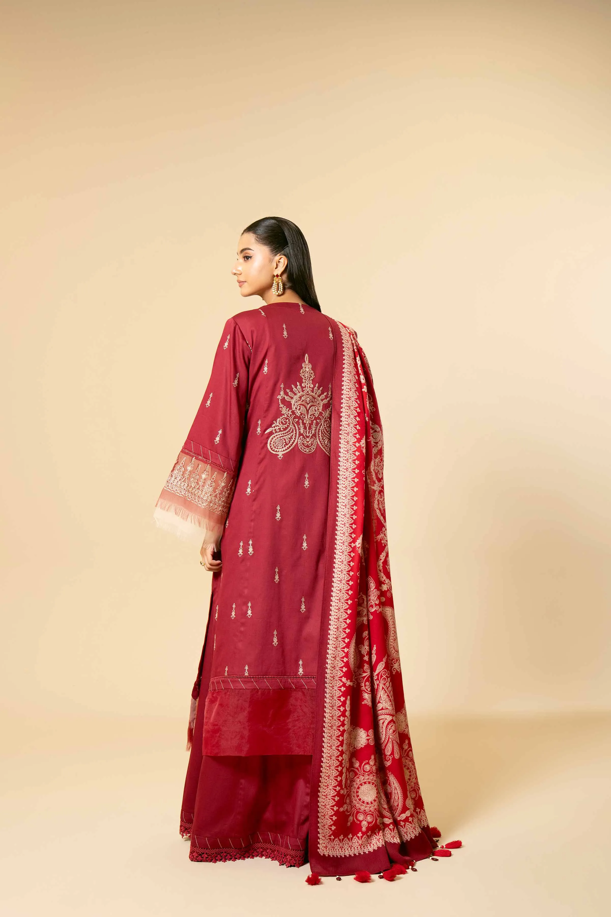 3 Piece - Embroidered Suit - 42404284