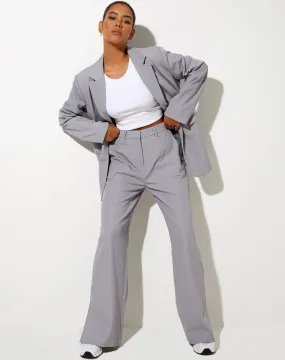 Abby Trouser in Silver Grey