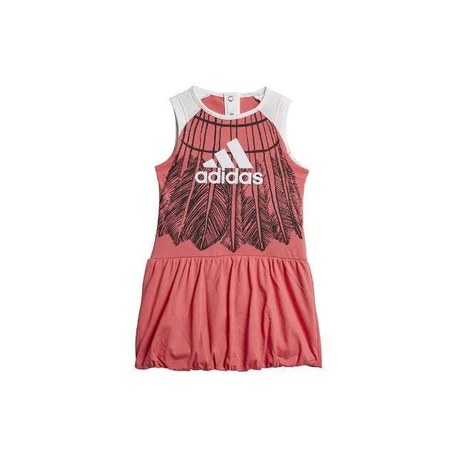 Adidas  Baby-Girls Training Dress Pink  Dv1254