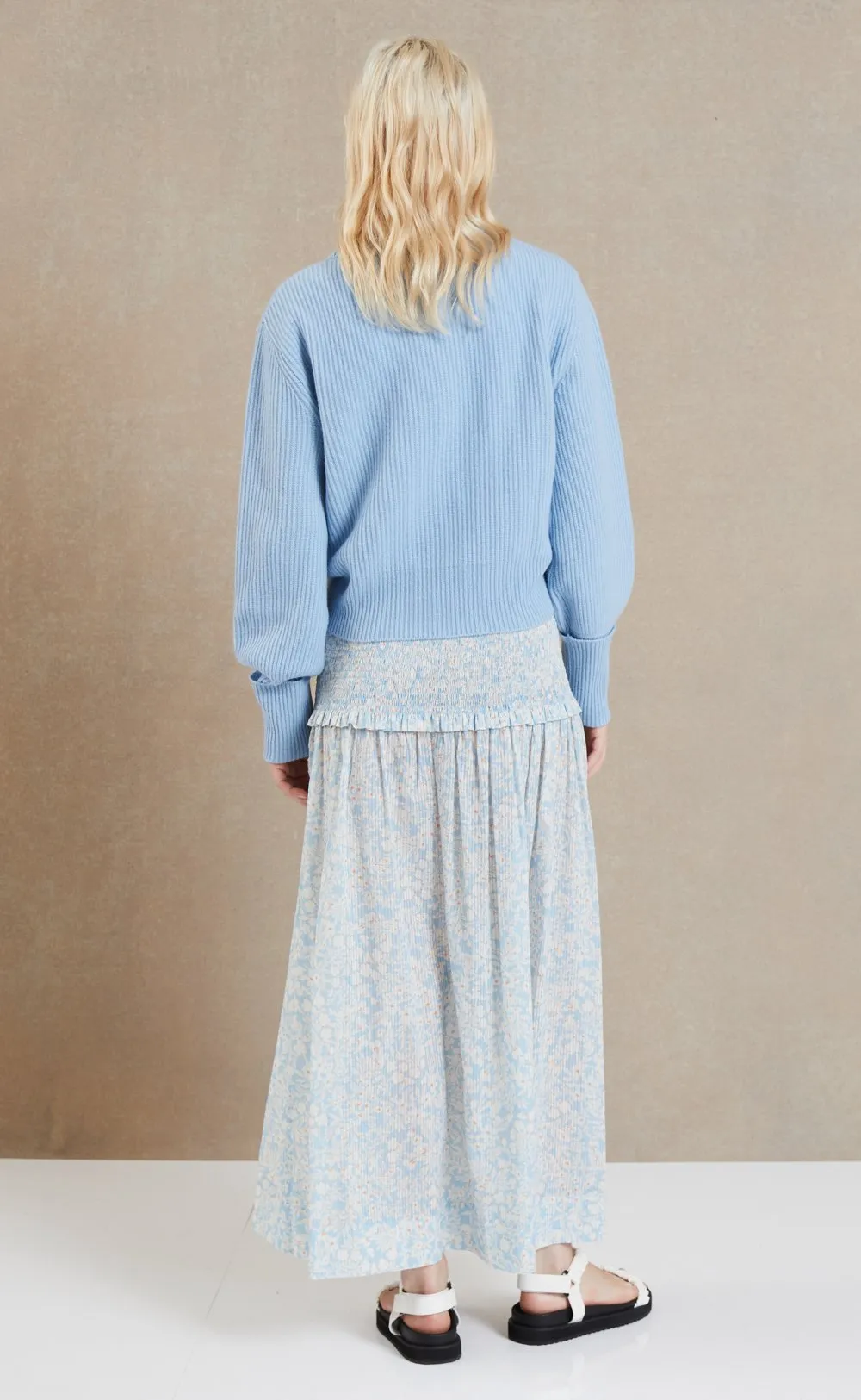 Andie Knit Jumper- Sky Blue