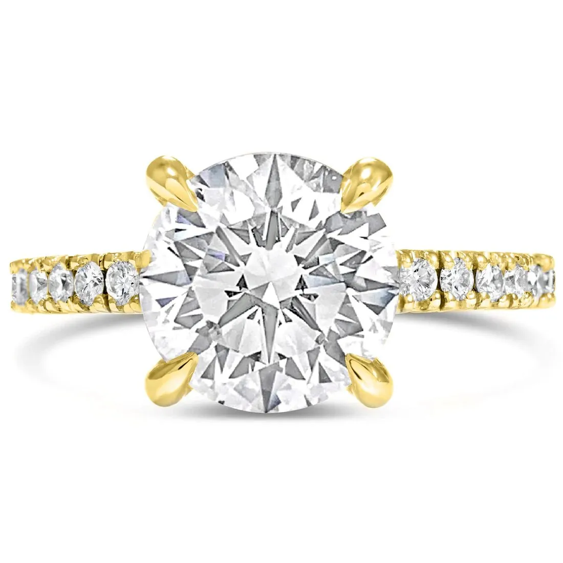 Angela Round Engagement Ring Setting