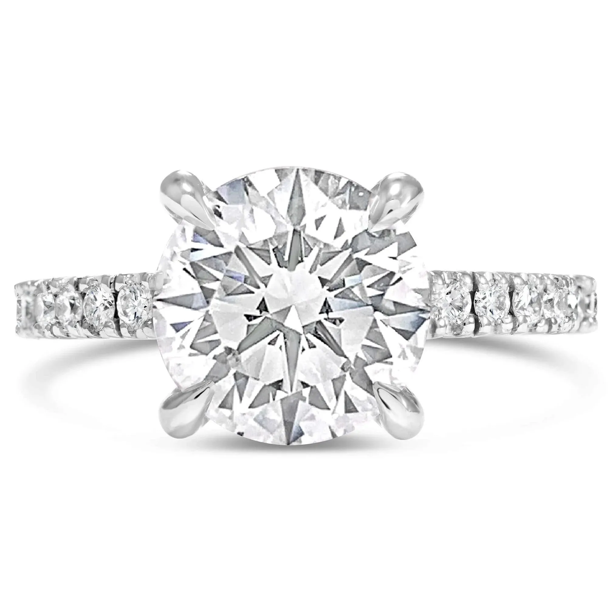 Angela Round Engagement Ring Setting