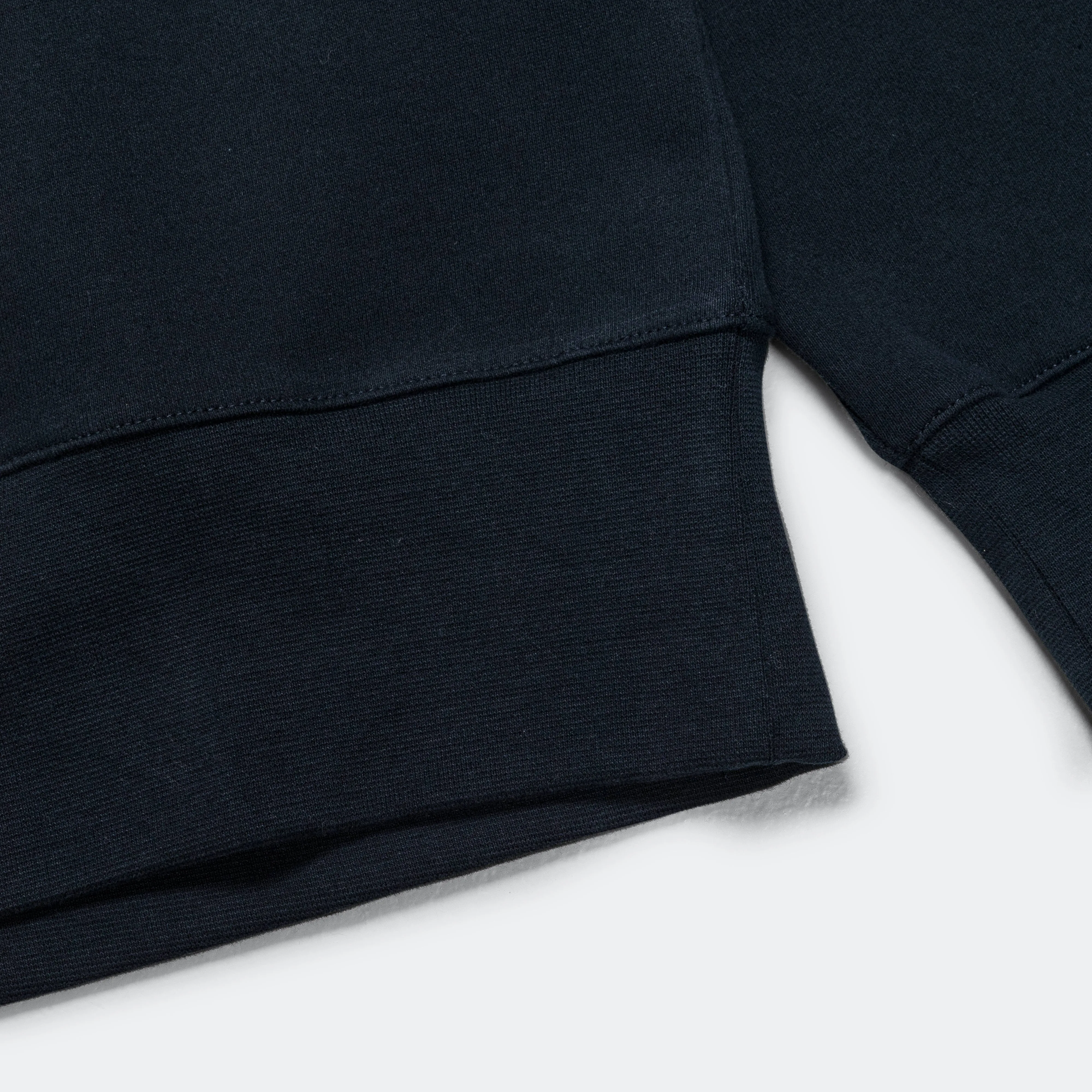 Arne Brushed Crew - Dark Navy