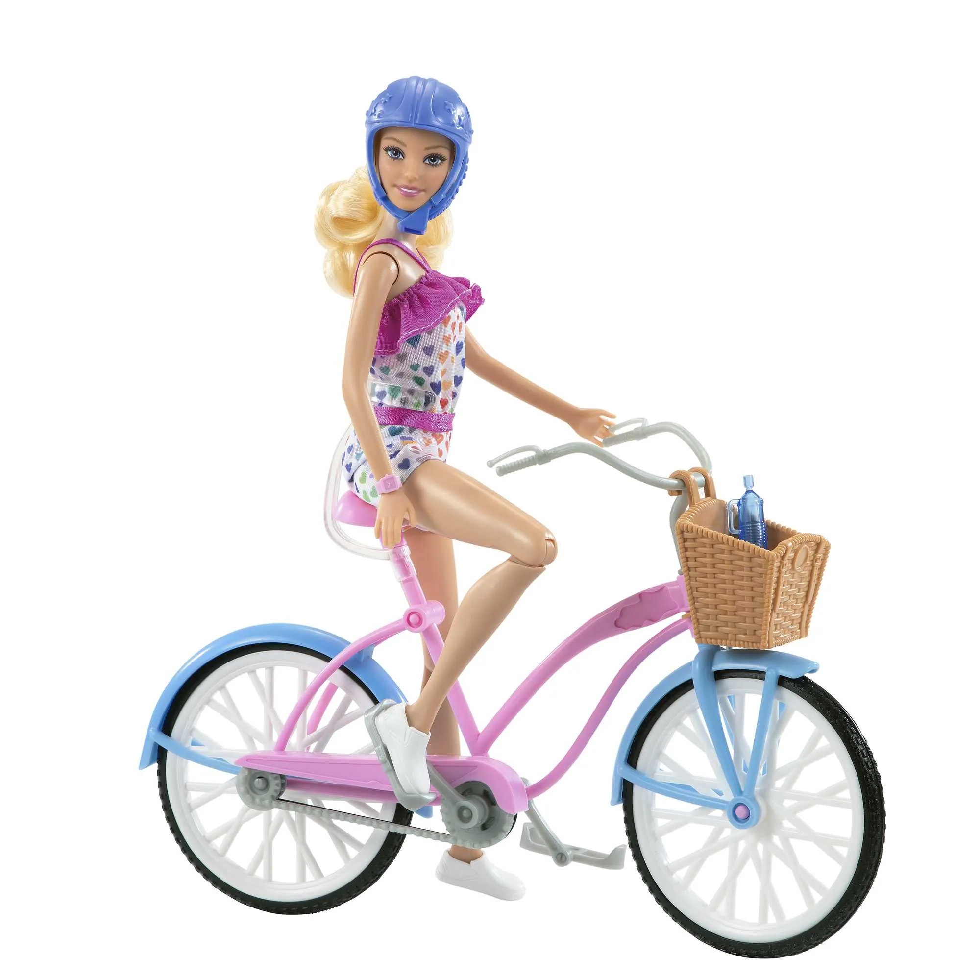 Barbie Doll And Bike Playset With Doll (11.5 in, Blonde) & Bicycle