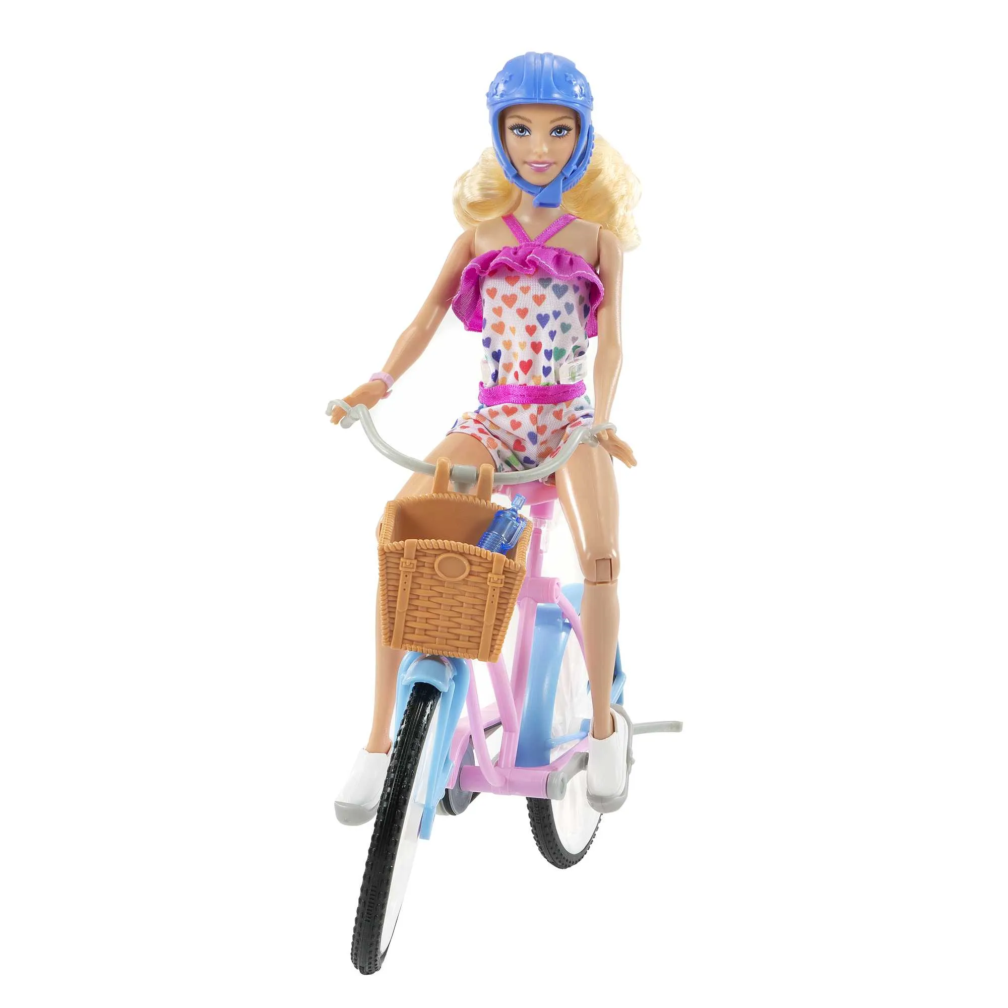 Barbie Doll And Bike Playset With Doll (11.5 in, Blonde) & Bicycle