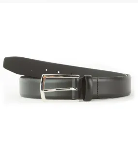 Black Feather Edge Belt