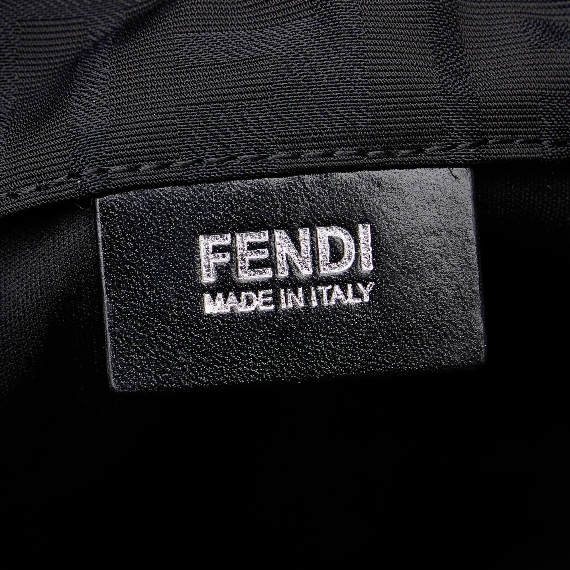 Black Fendi Zucca Tote Bag