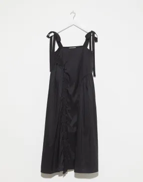 Black Ripstop Nylon Oaklyn Dress