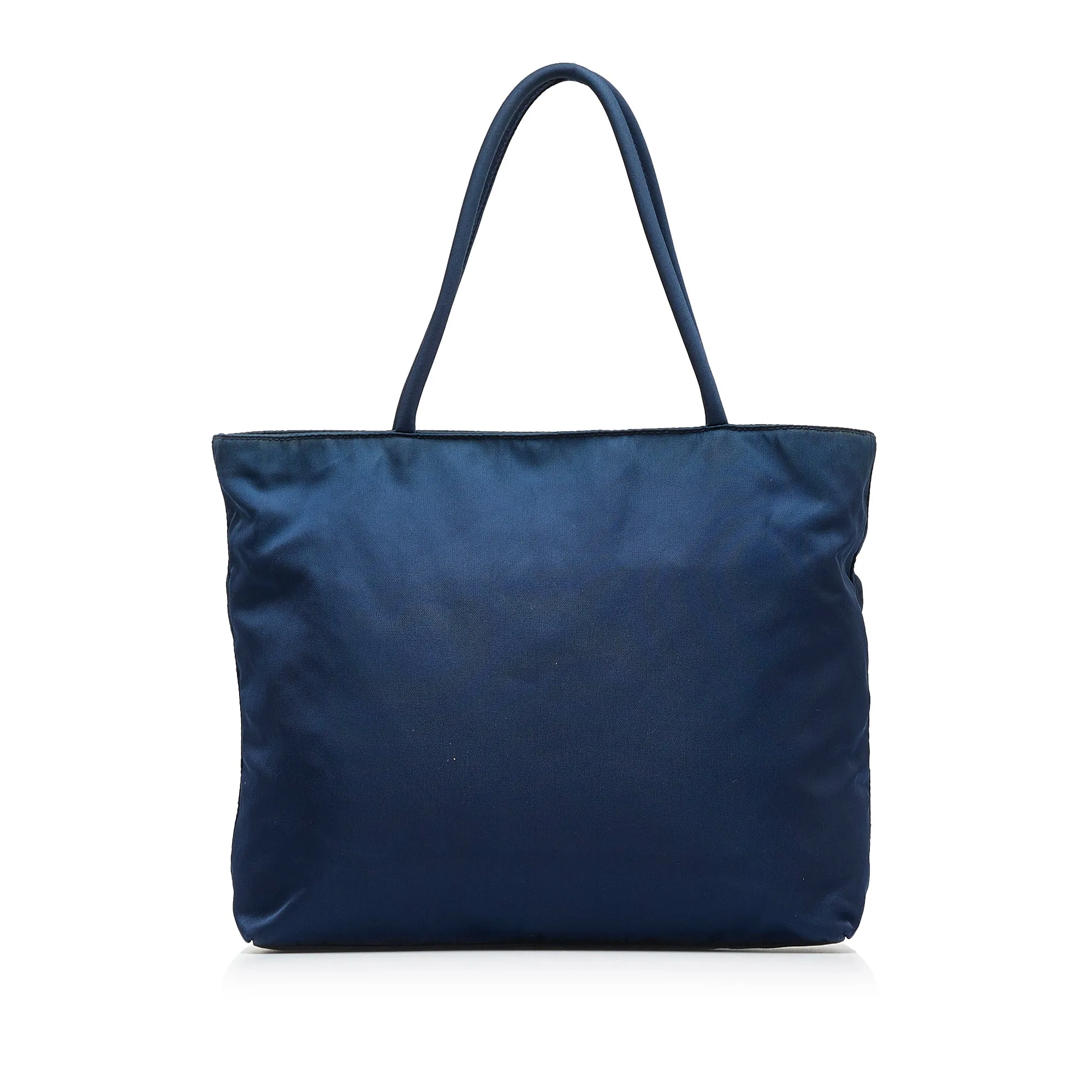 Blue Prada Tessuto Tote Bag