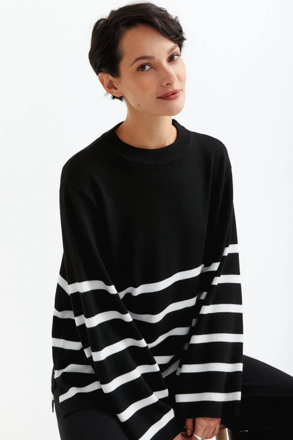 Boxy A-shaped Sweater