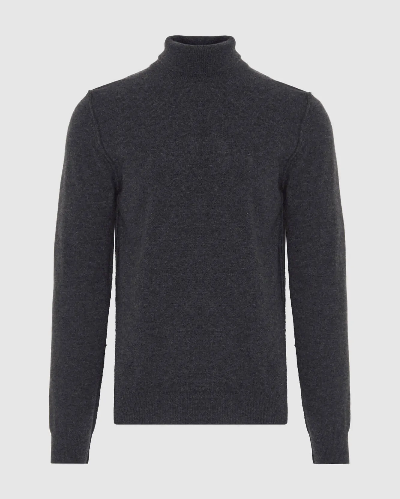 Cashmere Turtleneck in Dark Grey