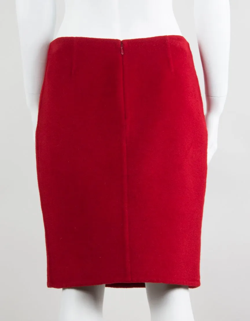 CELINE Cashmere Pencil Skirt - 38 IT | 4 US