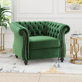 Chesterfield Velvet Club Chair - NH263013