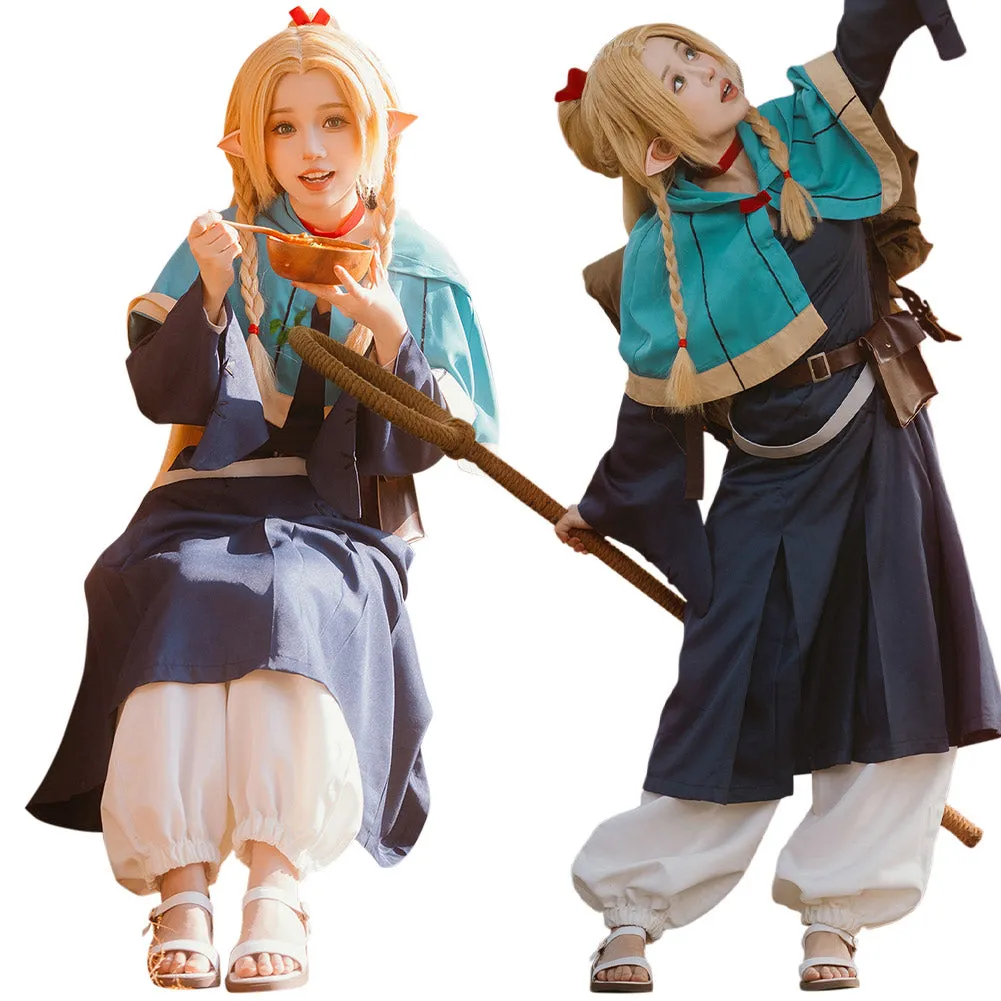 cosplay Anime Delicious in Dungeon -Marcille Cosplay Costume Outfits Halloween Carnival Suit cos