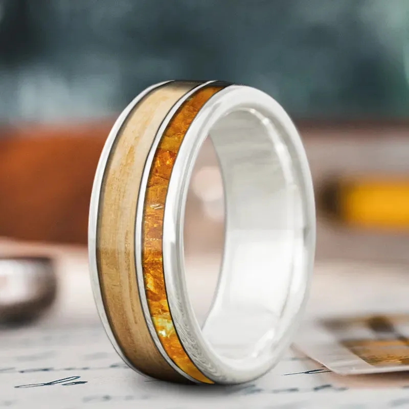 Custom Design - 2-Inlay Offset Ring CSQdmAPO1sKzVrzCwLNeZQae