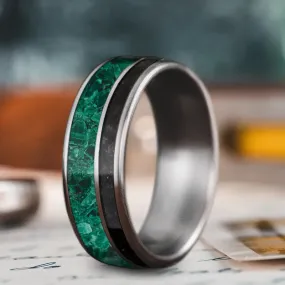 Custom Design - 2-Inlay Offset Ring H97bTtZaXnIDoIpw3dPmOycH