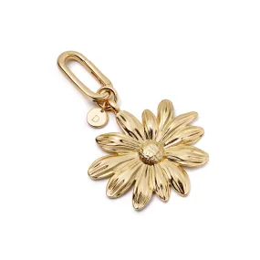 Daisy Key Chain 18ct Gold Plate