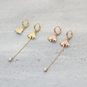 Dance with the shell sleeper Earring (single) - 14K/ 18K Gold