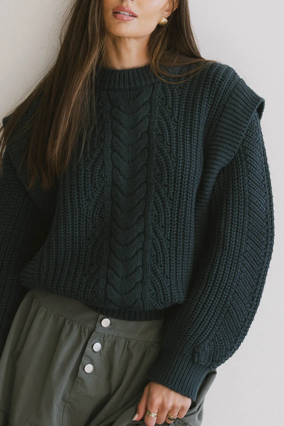 Dream Knit Sweater in Dark Teal