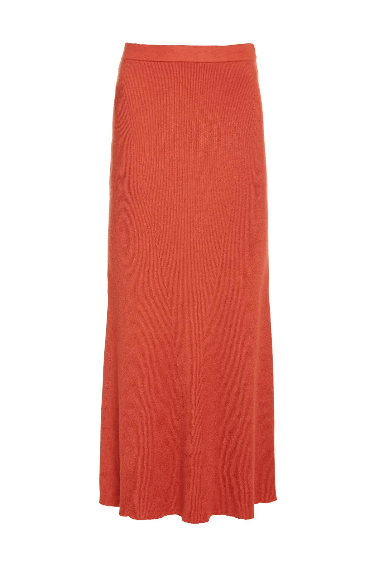 Epper Knit Skirt in Spice Cashmere Silk