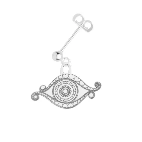 Evil Eye Single Earring