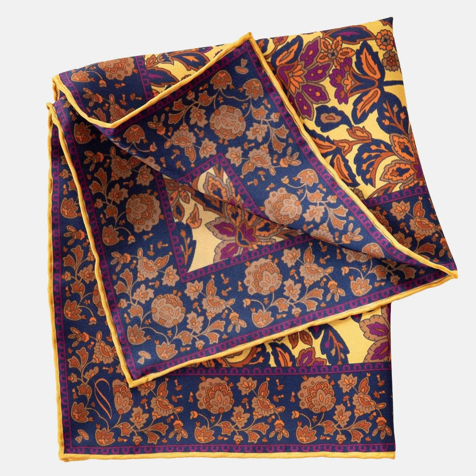 Farnese - Silk Pocket Square - Tuscan Sun