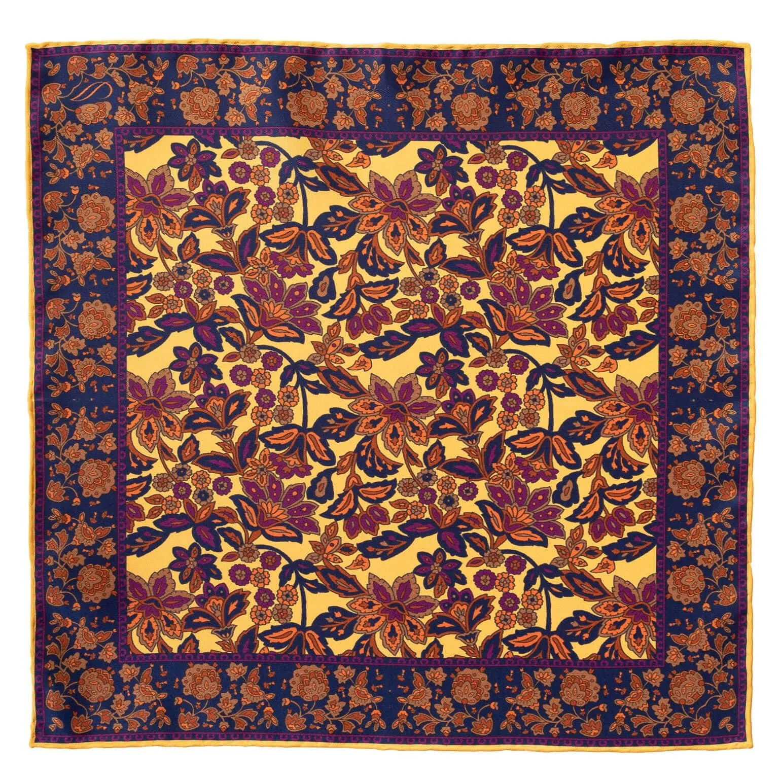 Farnese - Silk Pocket Square - Tuscan Sun