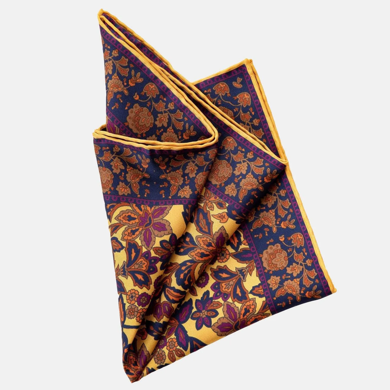 Farnese - Silk Pocket Square - Tuscan Sun