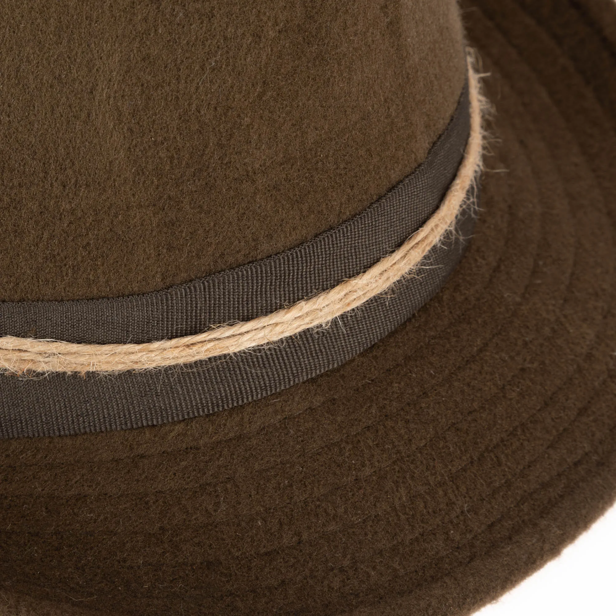 Faux Felt Stingy Brim Fedora