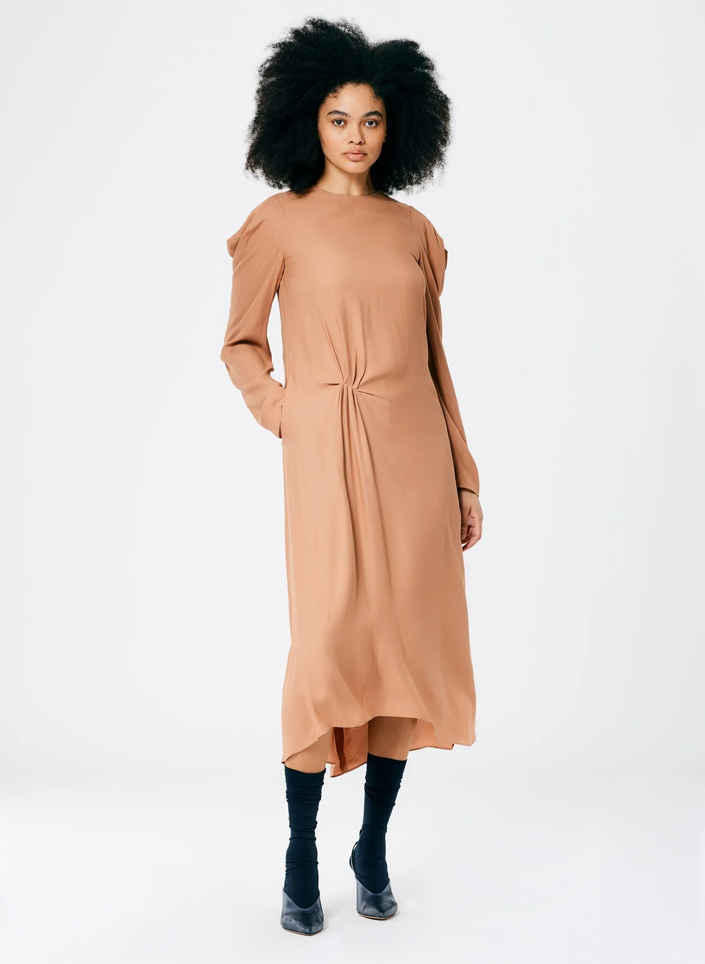 Feather Weight Eco Crepe Dress