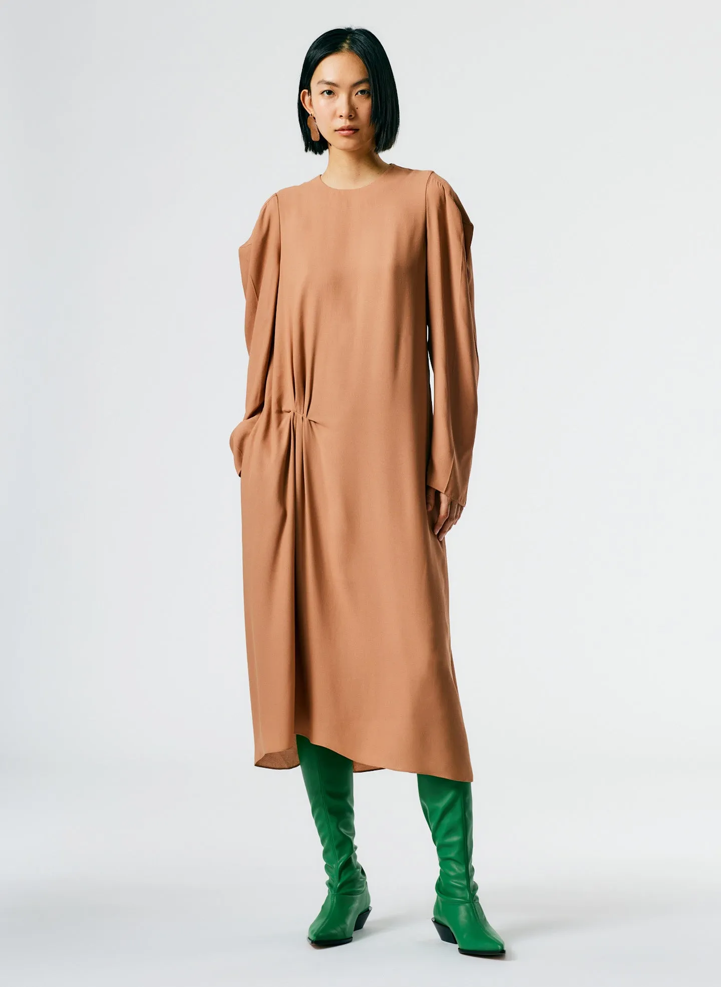 Feather Weight Eco Crepe Dress