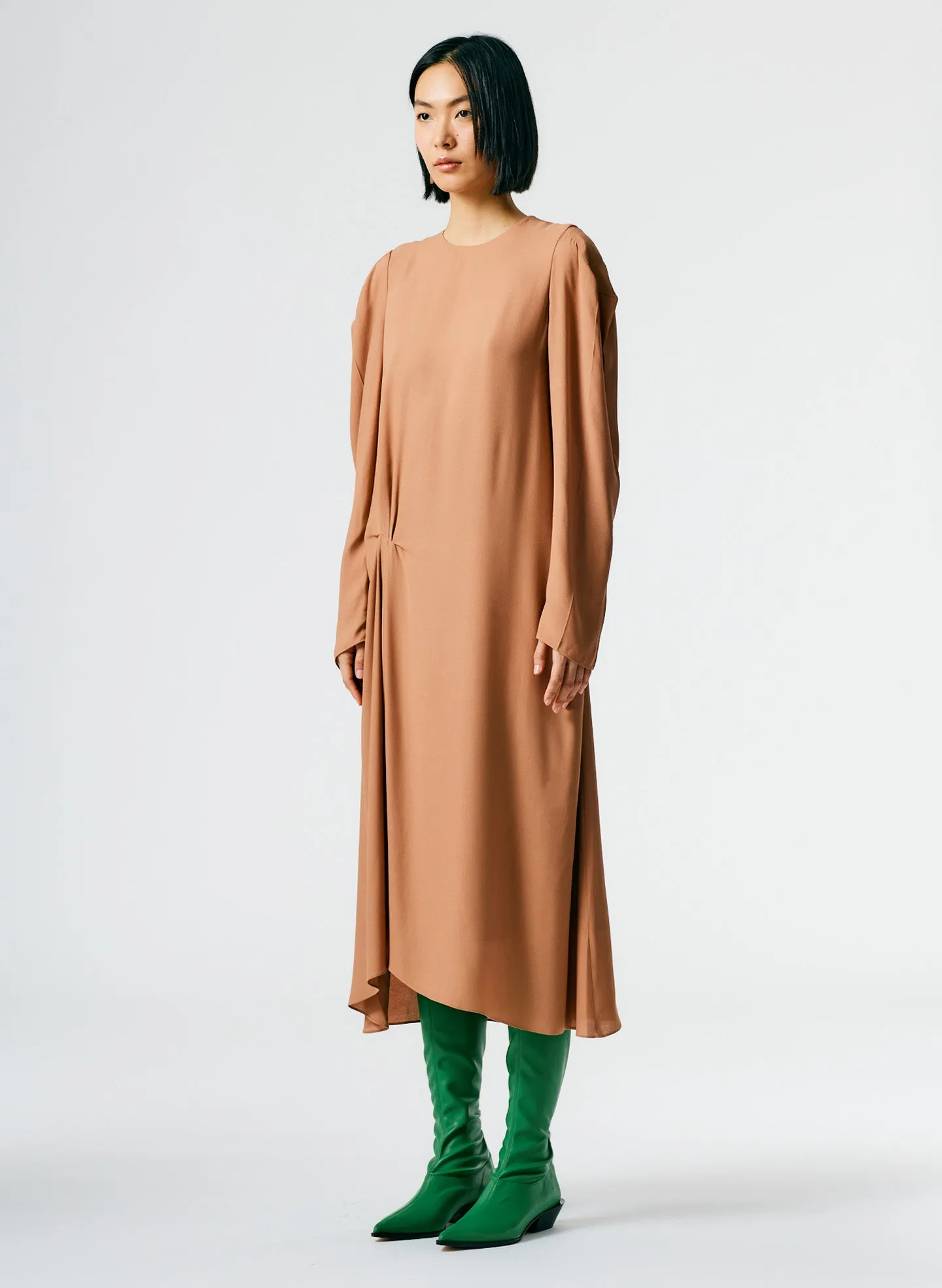 Feather Weight Eco Crepe Dress