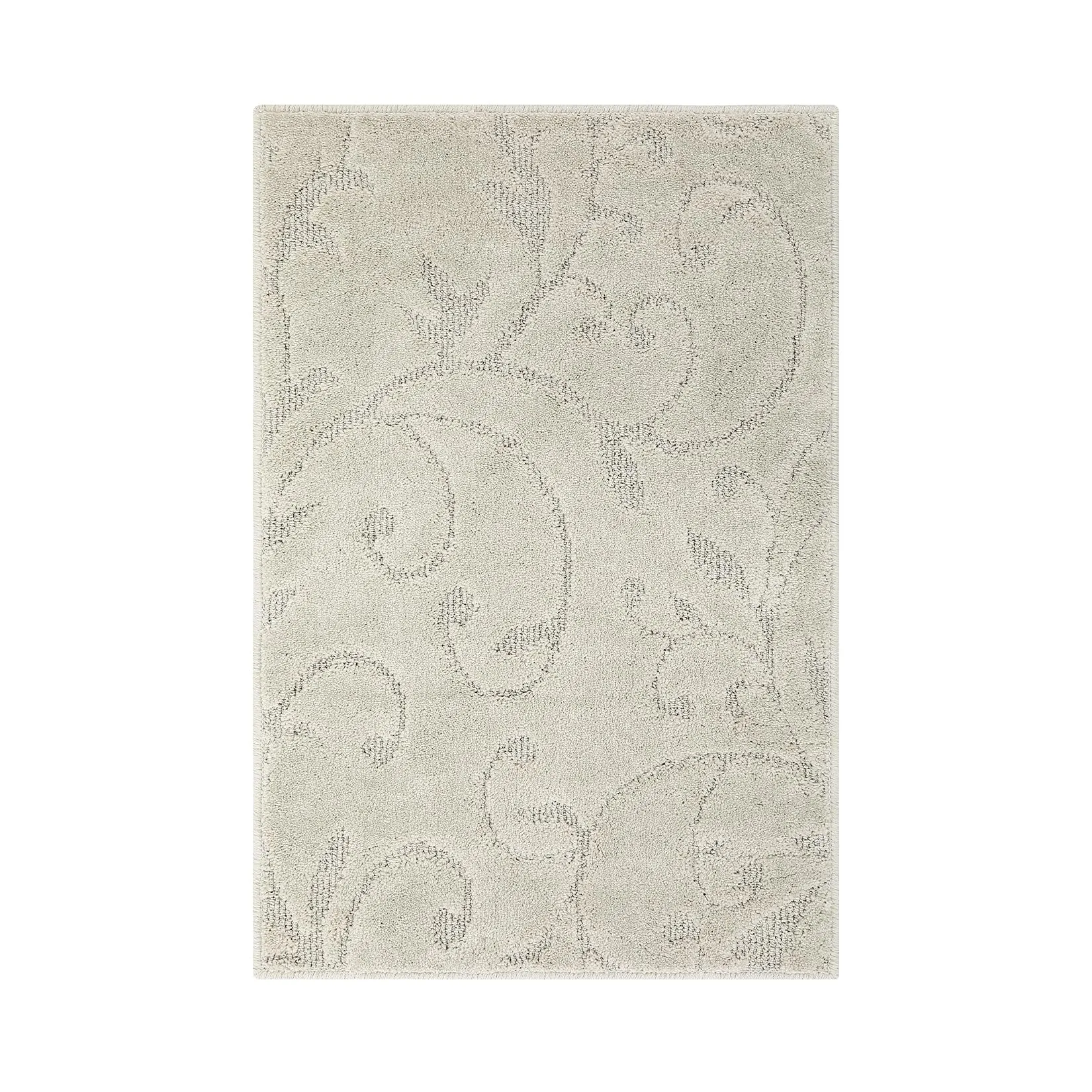 GARVEE Area Rug 5x8 Bedroom Area Rug Large Area Rug Boho Tribal Area Rug Non-Shedding High-Low Pile Fluffy Rug Moroccan Accent Carpet Rug for Living Room Bedroom Nursery - Ivory / 9 x 12 Feet