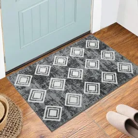 GARVEE Boho Area Rug 2x3 Washable Moroccan Rugs Small Entryway Rug Doormat Modern Faux Wool Rug Non-Slip Low-Pile Carpet for Entrance Kitchen Bathroom Bedroom 2x3