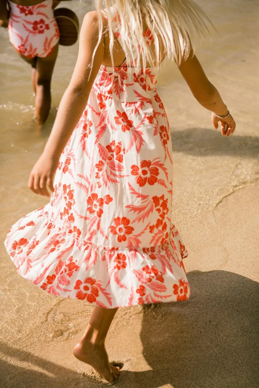 Girls Dress Feather 4 Arrow Coastline Blossom