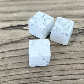 Howlite Crystal Cube