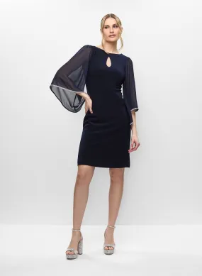 Joseph Ribkoff - Bell Sleeve Chiffon Dress