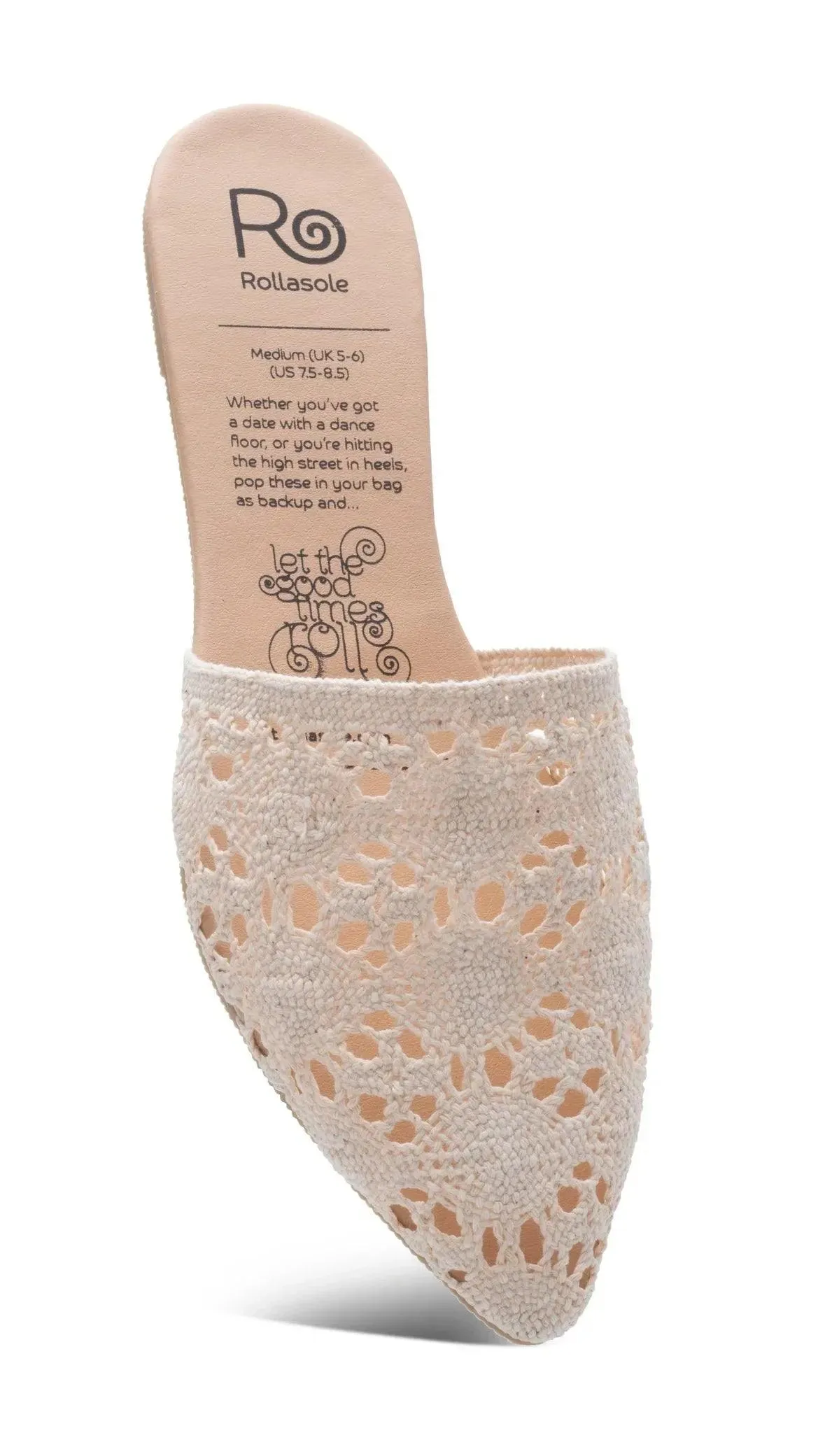 Lacy Bohemia Slide- Rollasole