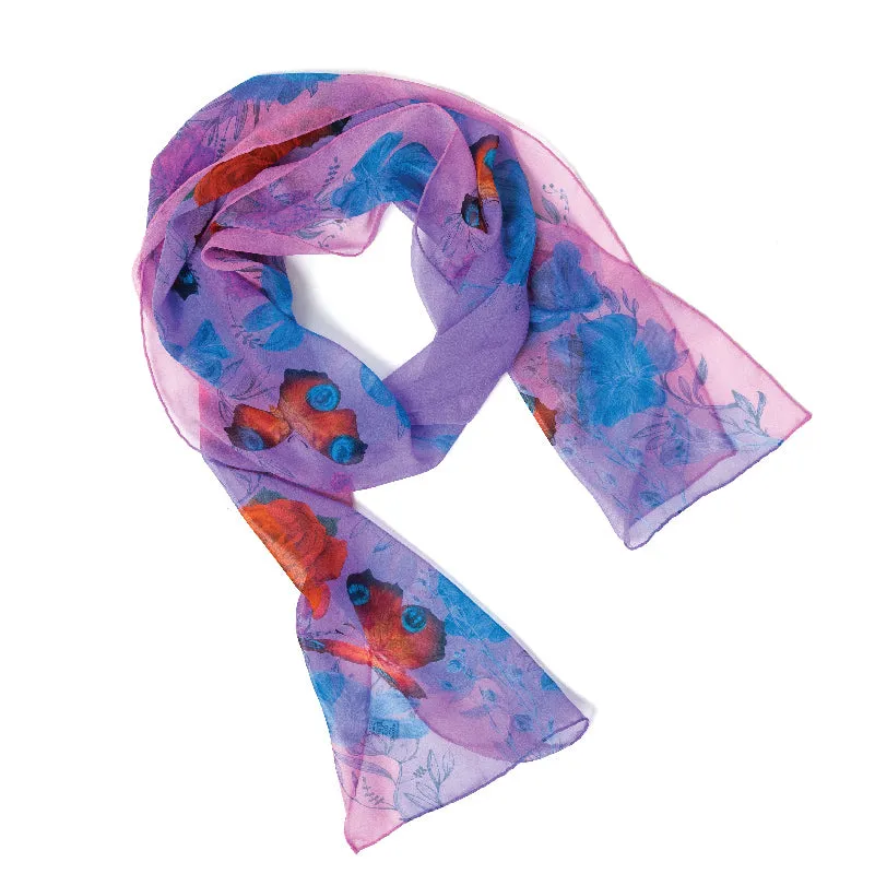 Lady Victoria Georgette Silk Scarf