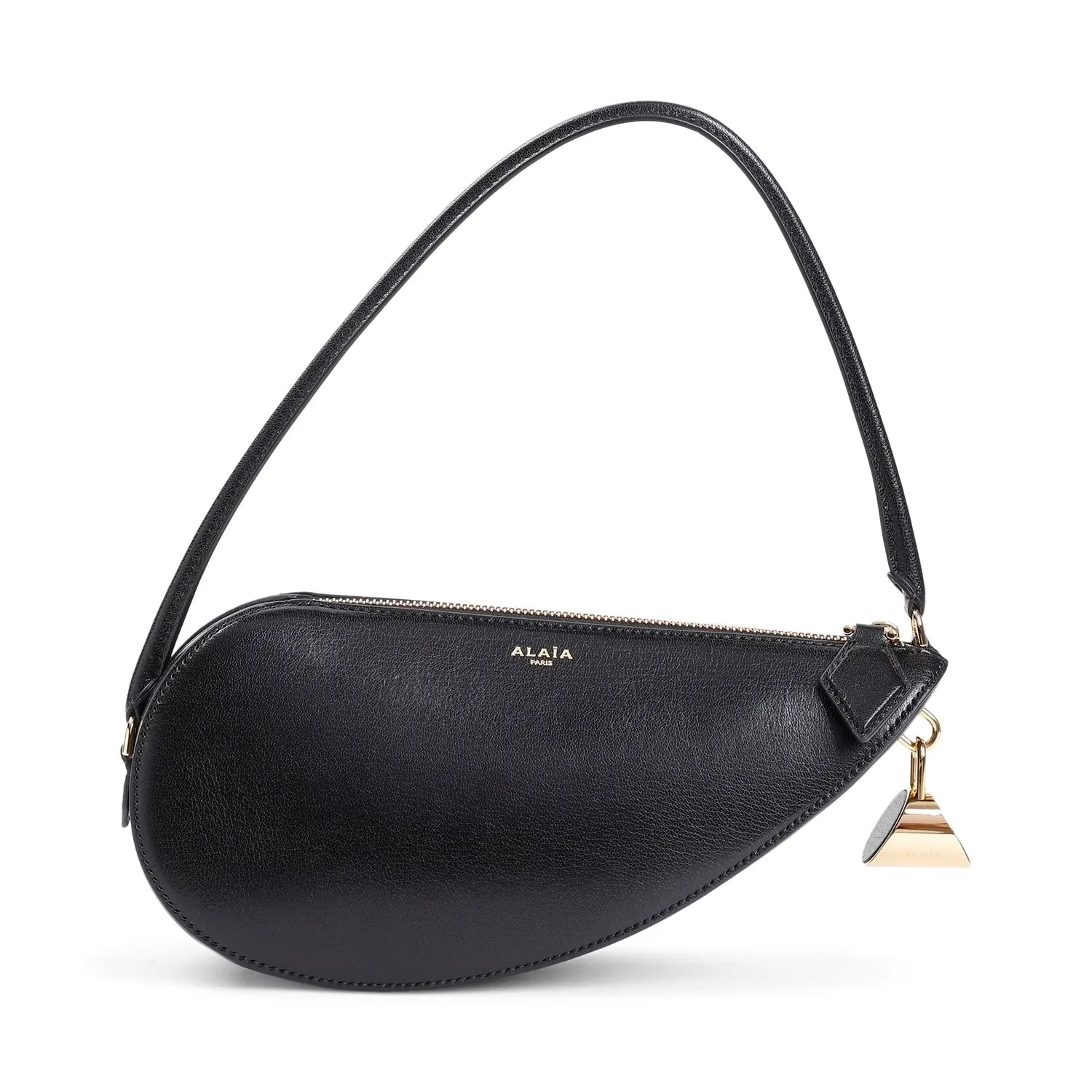 LE DEMI-COEUR SMALL LEATHER SHOULDER BAG