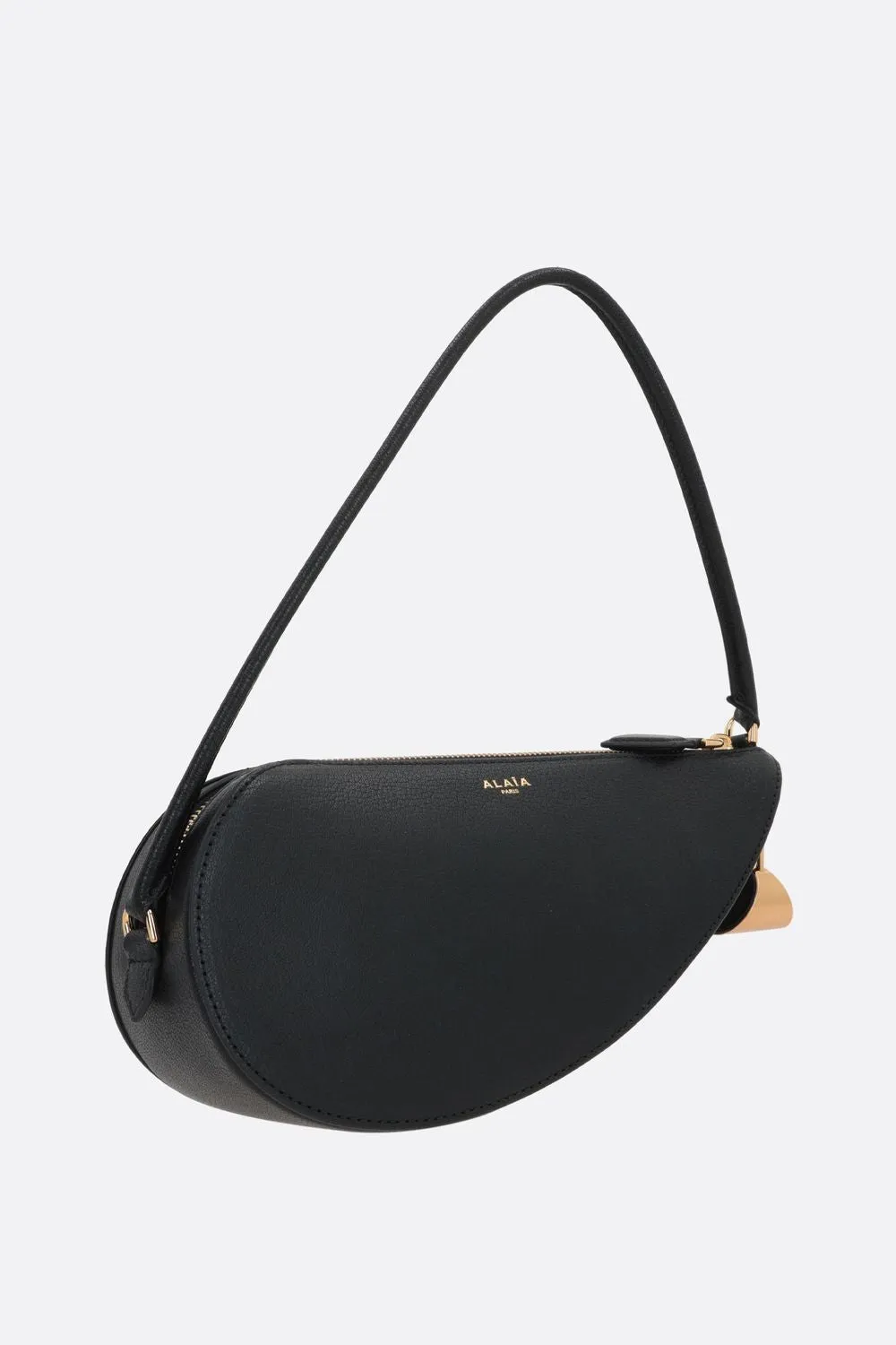 LE DEMI-COEUR SMALL LEATHER SHOULDER BAG