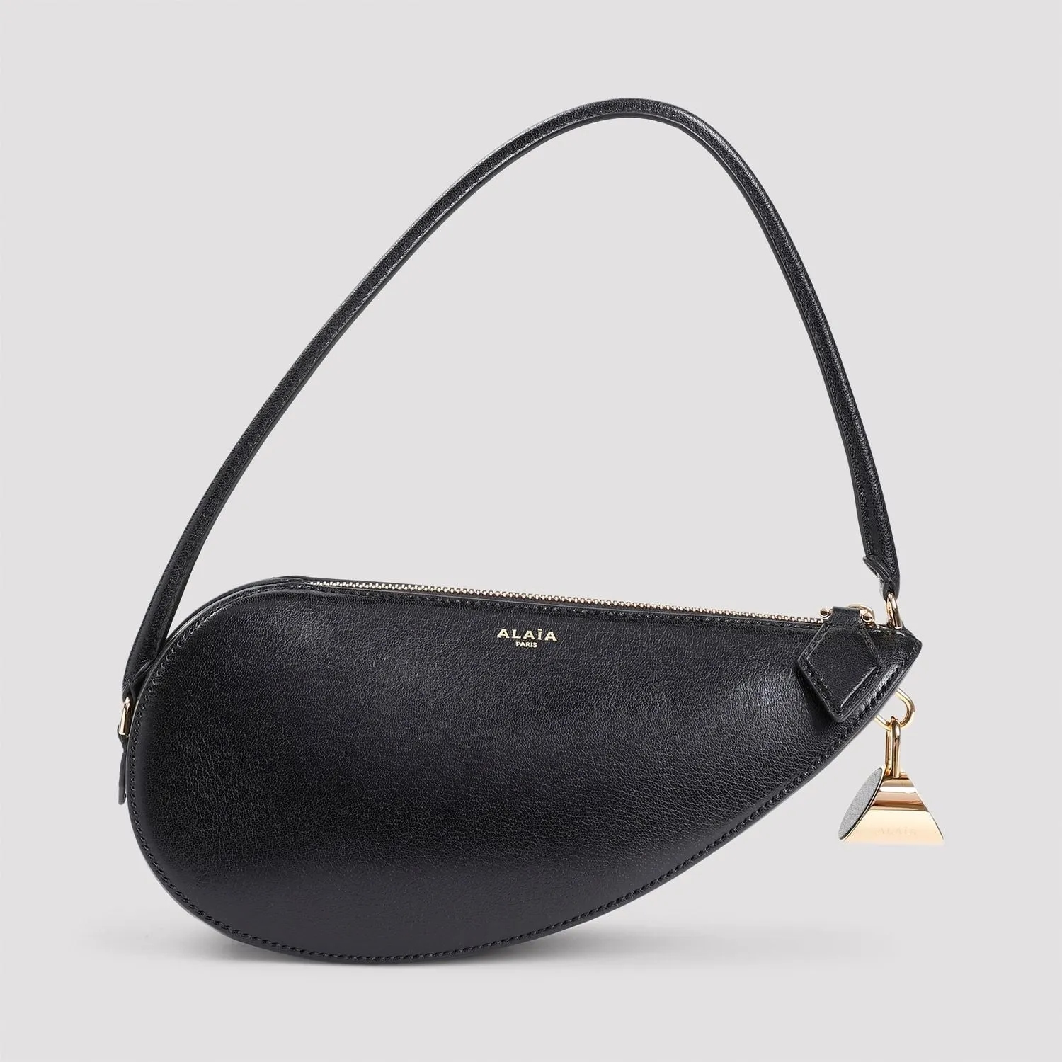 LE DEMI-COEUR SMALL LEATHER SHOULDER BAG