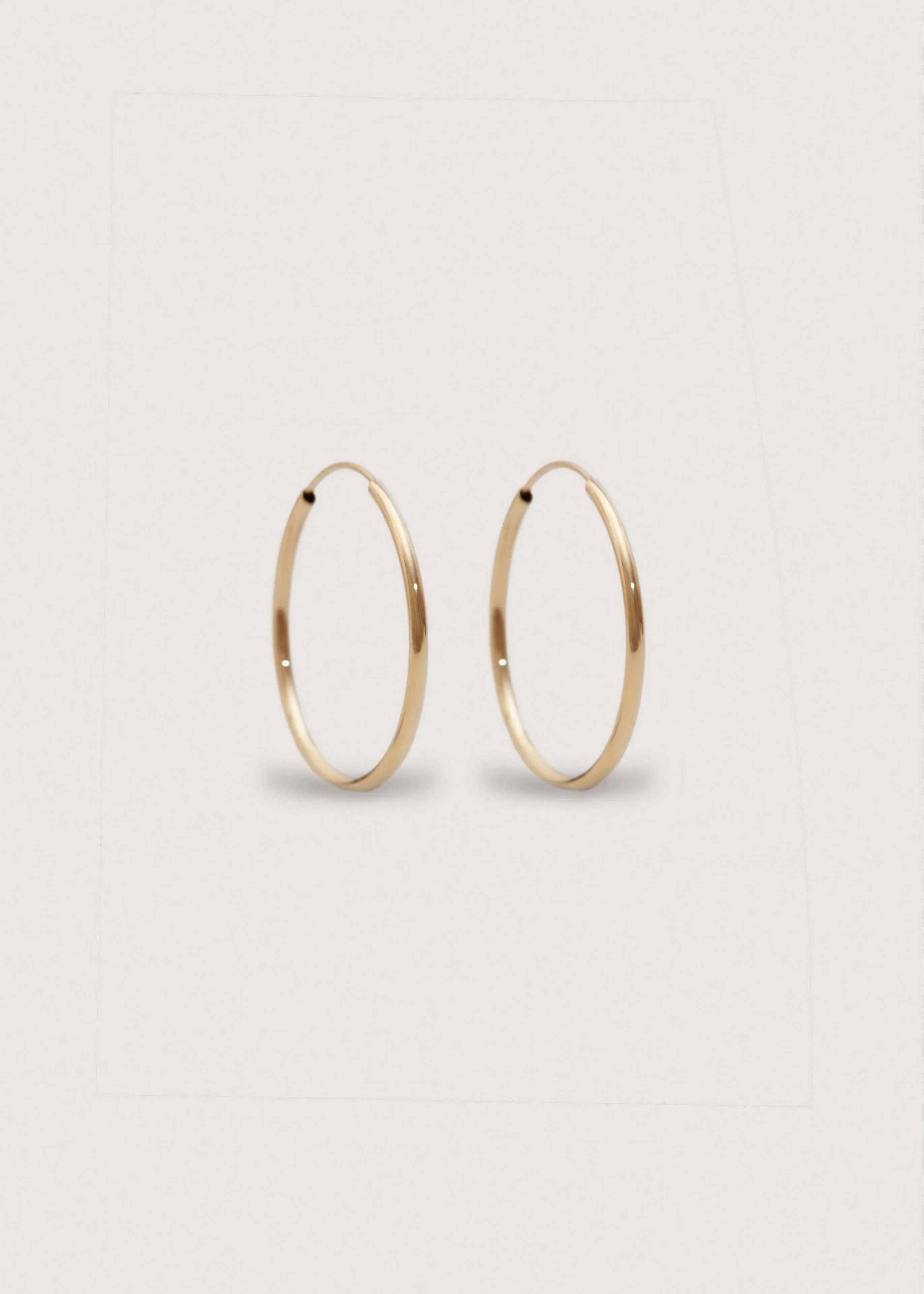 Lightweight Hoop Earrings Large