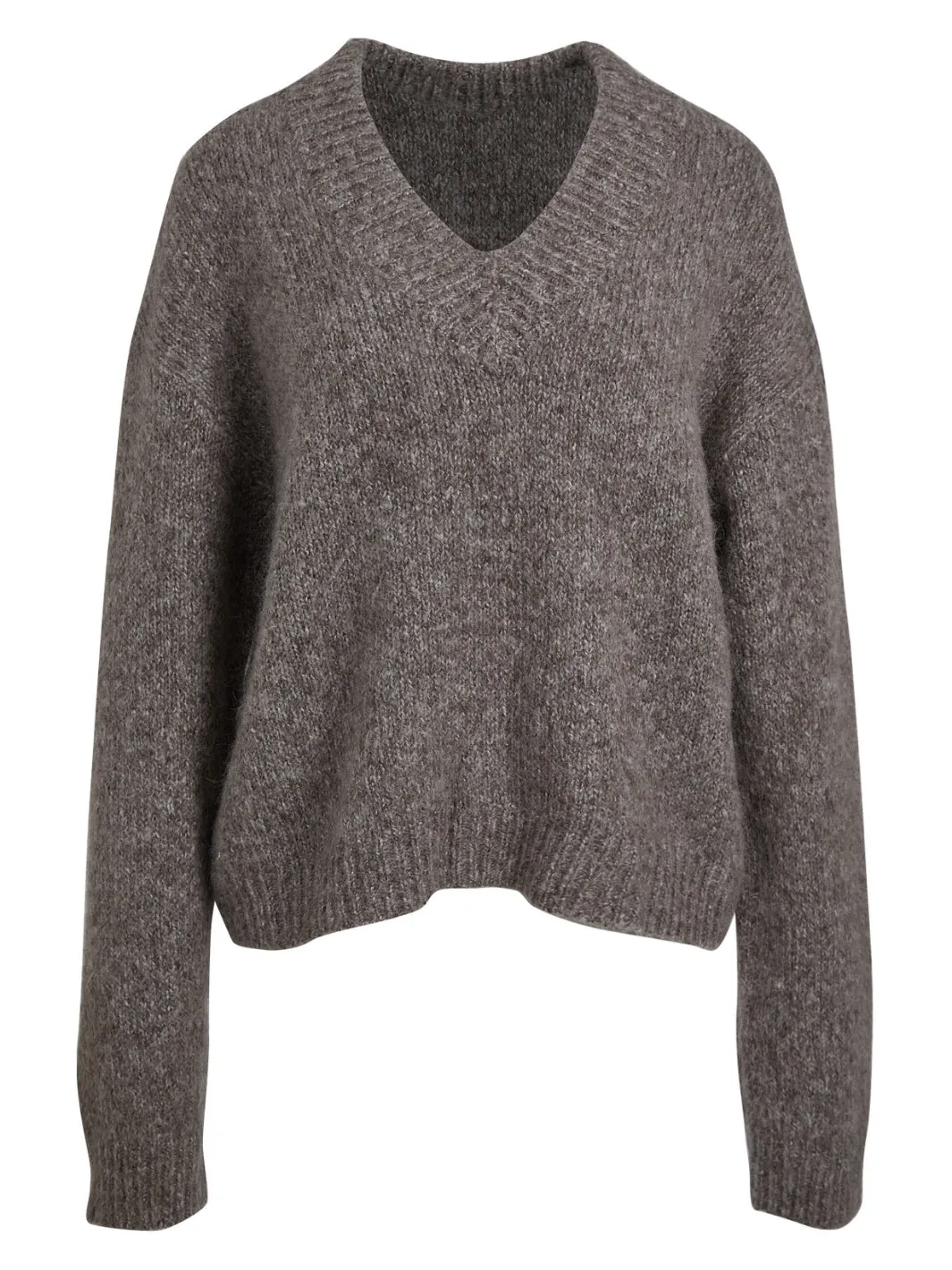 LOU KNIT SWEATER Grbrun