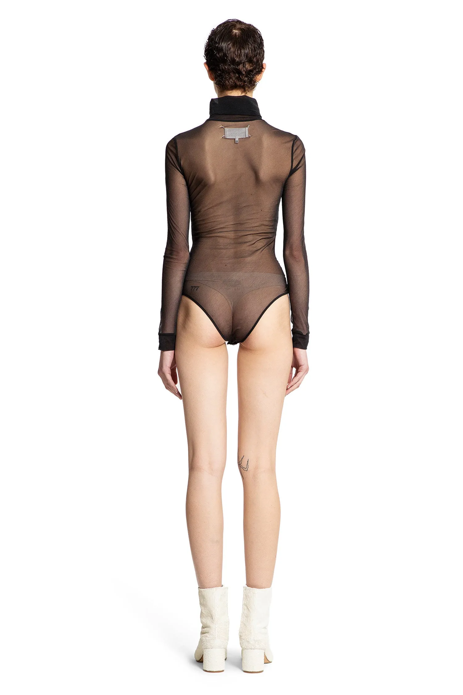 MAISON MARGIELA WOMAN BLACK BODYSUITS