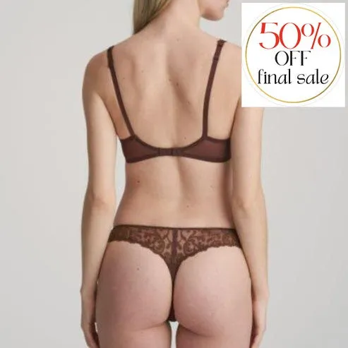 Marie Jo Serena Thong in Chestnut 0602550