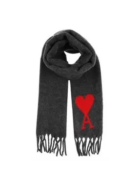 PARIS Heart Logo Alpaca Muffler USF409 336 061 Others 271231