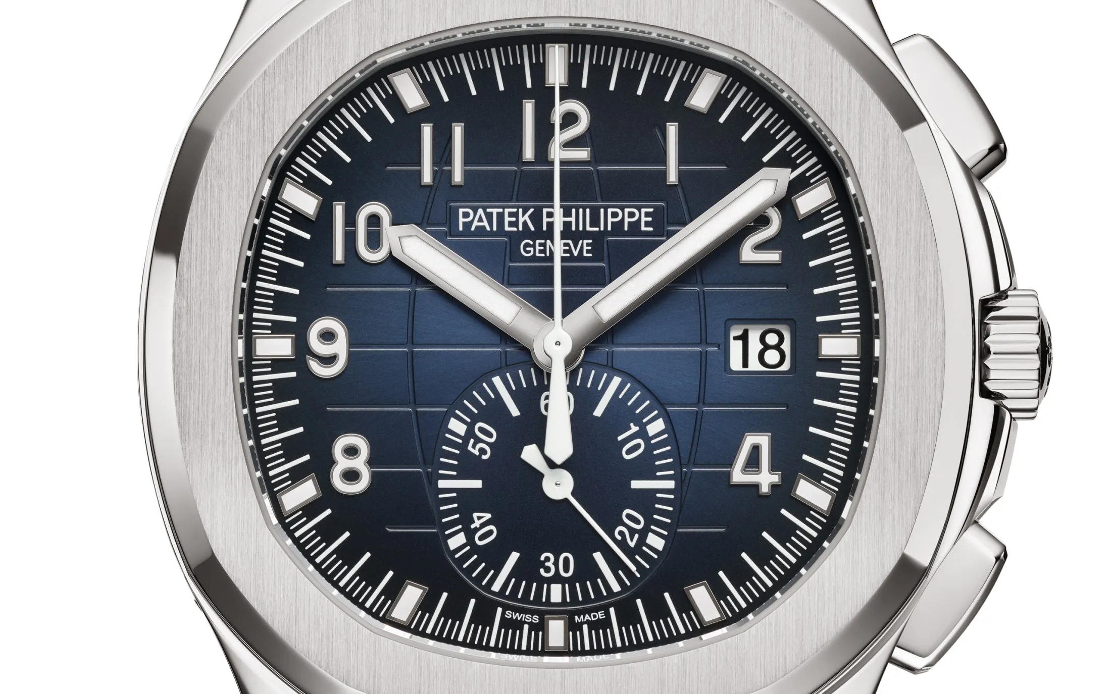 Patek Philippe Aquanaut Chronograph, 18k White Gold, 42,2mm, Ref# 5968G-001