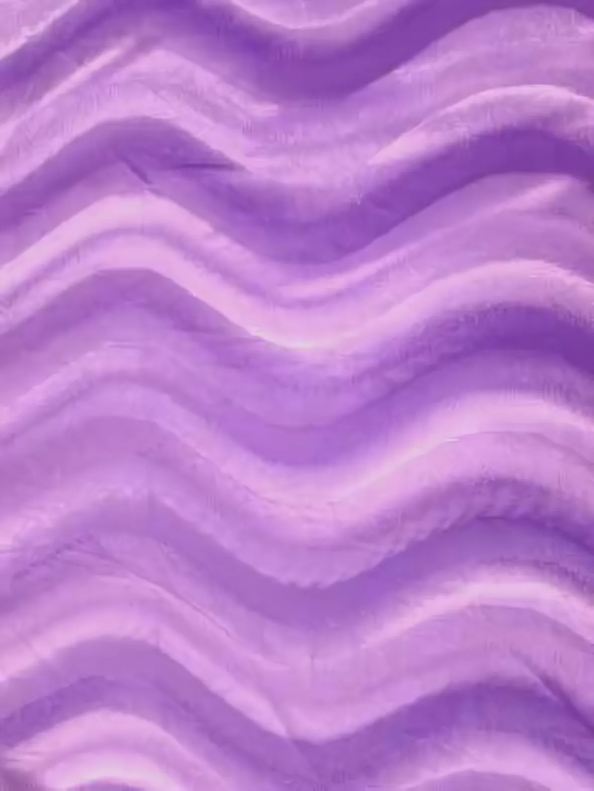 Purple Velboa Solid Wavy Short Pile Fabric / Sold By The Yard